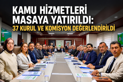 GİRESUN’DA KAMU HİZMETLERİ MASAYA YATIRILDI: 37 KURUL VE KOMİSYON DEĞERLENDİRİLDİ