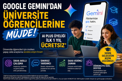 Google Gemini’dan Üniversite Öğrencilerine Müjde