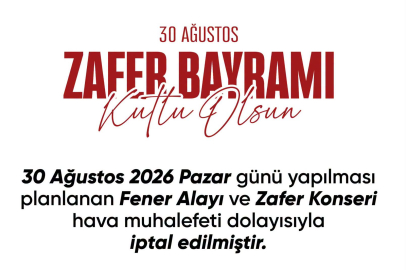 GİRESUN’DA FENER ALAYI VE ZAFER KONSERİ İPTAL EDİLDİ