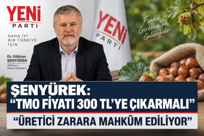 ŞENYÜREK: ‘ÜRETİCİ ZARARA MAHKÛM EDİLİYOR’”