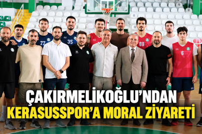 ÇAKIRMELİKOĞLU’NDAN KERASUSSPOR’A MORAL ZİYARETİ