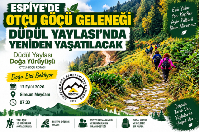 ESPİYE’DE OTÇU GÖÇÜ GELENEĞİ DÜDÜL YAYLASI’NDA YENİDEN YAŞATILACAK