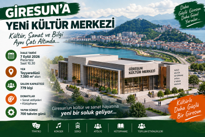 GİRESUN’A YENİ KÜLTÜR MERKEZİ İÇİN ÖNEMLİ ADIM