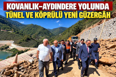 KOVANLIK–AYDINDERE YOLUNDA TÜNEL VE KÖPRÜLÜ YENİ GÜZERGÂH