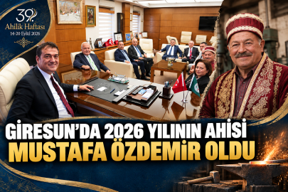 GİRESUN’DA 2026 YILININ AHİSİ MUSTAFA ÖZDEMİR OLDU