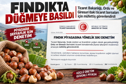FINDIKTA DÜĞMEYE BASILDI