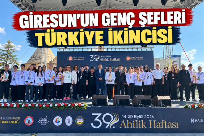 GİRESUN'UN GENÇ ŞEFLERİ TÜRKİYE İKİNCİSİ