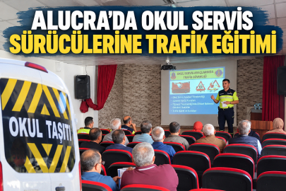 ALUCRA’DA OKUL SERVİS SÜRÜCÜLERİNE TRAFİK EĞİTİMİ