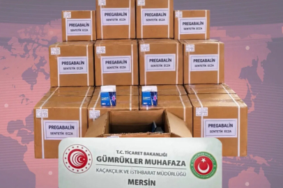 Mersin’de 3 ayrı operasyon! 1 ton 716 kilo pregabalin ele geçirildi