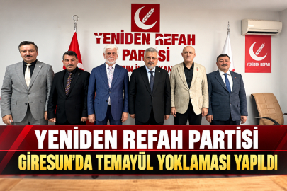 YENİDEN REFAH PARTİSİ GİRESUN’DA TEMAYÜL YOKLAMASI YAPTI
