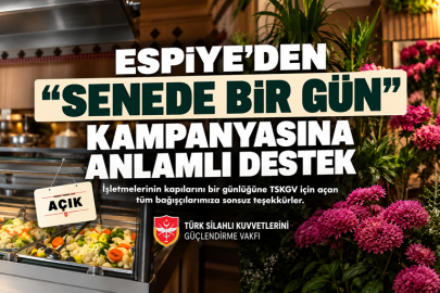 ESPİYE’DEN “SENEDE BİR GÜN” KAMPANYASINA ANLAMLI DESTEK
