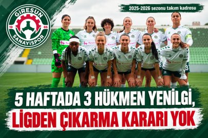 5 HAFTADA 3 HÜKMEN YENİLGİ, LİGDEN ÇIKARMA KARARI YOK