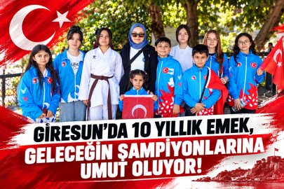 GİRESUN’DA 10 YILLIK EMEK, GELECEĞİN ŞAMPİYONLARINA UMUT OLUYOR!
