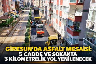 5 CADDE VE SOKAKTA 3 KİLOMETRELİK YOL YENİLENECEK