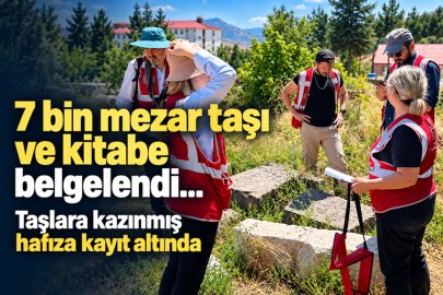 7 bin mezar taşı ve kitabe belgelendi... Taşlara kazınmış hafıza kayıt altında