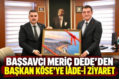 BAŞSAVCI MERİÇ DEDE’DEN BAŞKAN KÖSE’YE İADE-İ ZİYARET