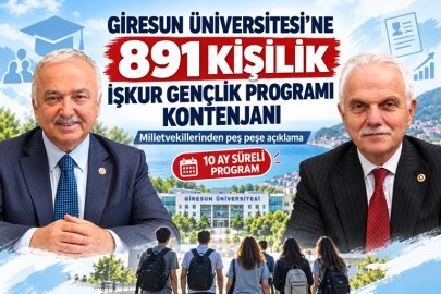 GİRESUN ÜNİVERSİTESİNE 891 KİŞİLİK İŞKUR KONTENJANI