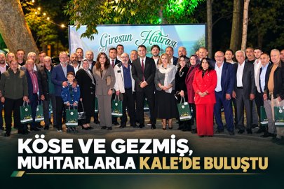 KÖSE VE GEZMİŞ, MUHTARLARLA KALE’DE BULUŞTU