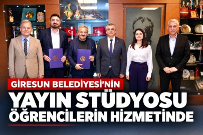 GİRESUN BELEDİYESİ'NİN YAYIN STÜDYOSU ÜNİVERSİTE ÖĞRENCİLERİNİN KULLANIMINA AÇILDI