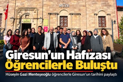 GİRESUN’UN HAFIZASI ÜNİVERSİTE ÖĞRENCİLERİYLE BULUŞTU
