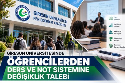 GİRESUN ÜNİVERSİTESİNDE ÖĞRENCİLERDEN DERS VE NOT SİSTEMİNE DEĞİŞİKLİK TALEBİ