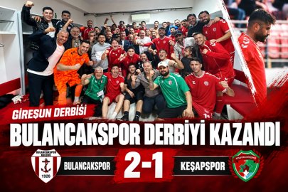 GİRESUN DERBİSİNDE BULANCAKSPOR GERİDEN GELDİ: KEŞAPSPOR'U 2-1 YENDİ