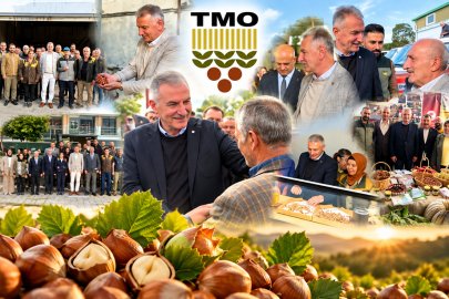 TMO GENEL MÜDÜRÜ GÜLDAL FINDIK ALIM MERKEZLERİNİ DENETLEDİ