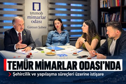 Giresun İçin Ortak Masa: Temür'den Mimarlar Odasına Ziyaret