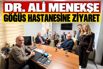 MİLLETVEKİLİ ALİ TEMÜR'DEN DR. ALİ MENEKŞE GÖĞÜS HASTANESİNE ZİYARET