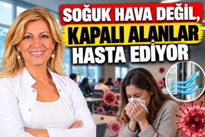 Soğuk hava değil, kapalı alanlar hasta ediyor