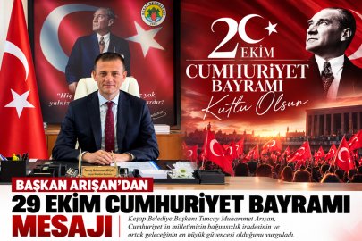 BAŞKAN ARIŞAN: “CUMHURİYET, GELECEĞİMİZİN EN BÜYÜK GÜVENCESİ”