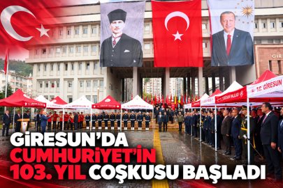GİRESUN’DA CUMHURİYET’İN 103. YIL COŞKUSU BAŞLADI