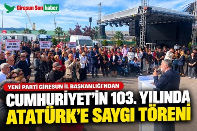 CUMHURİYET’İN 103. YILINDA ATATÜRK’E SAYGI: